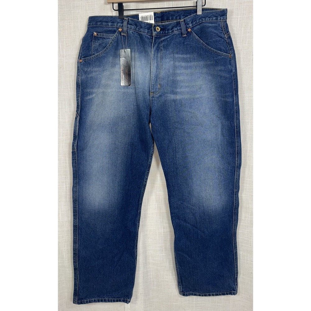NWT Polo Ralph Lauren Carpenter Jeans Men's 38x32 Denim Extreme‎ Sandblast 5 pkt
